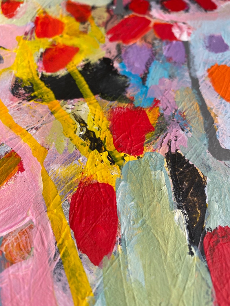 9 Abstract Intuitive painting City View No