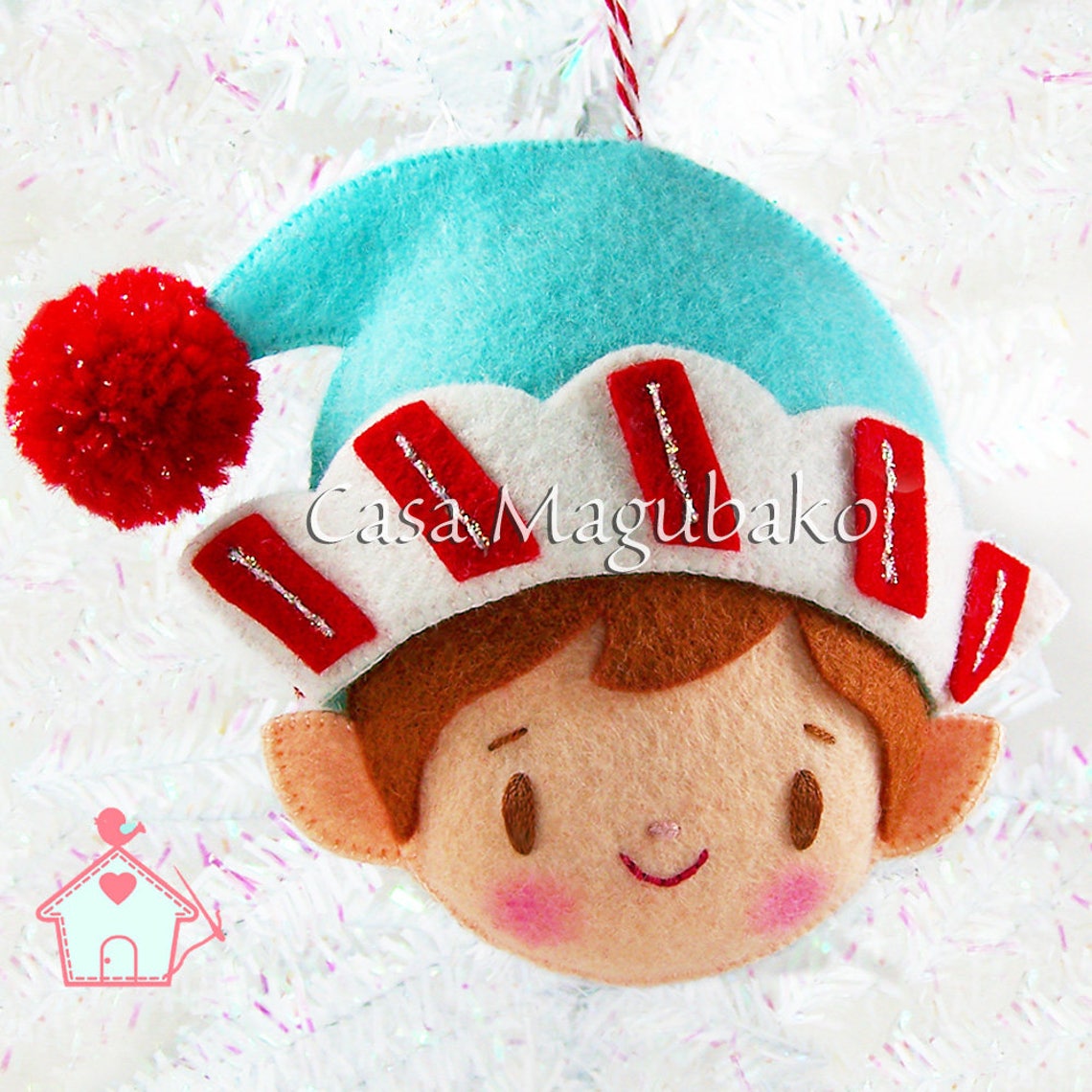 Felt PDF Pattern Christmas Elf Ornaments Boy Elf Girl Elf - Etsy