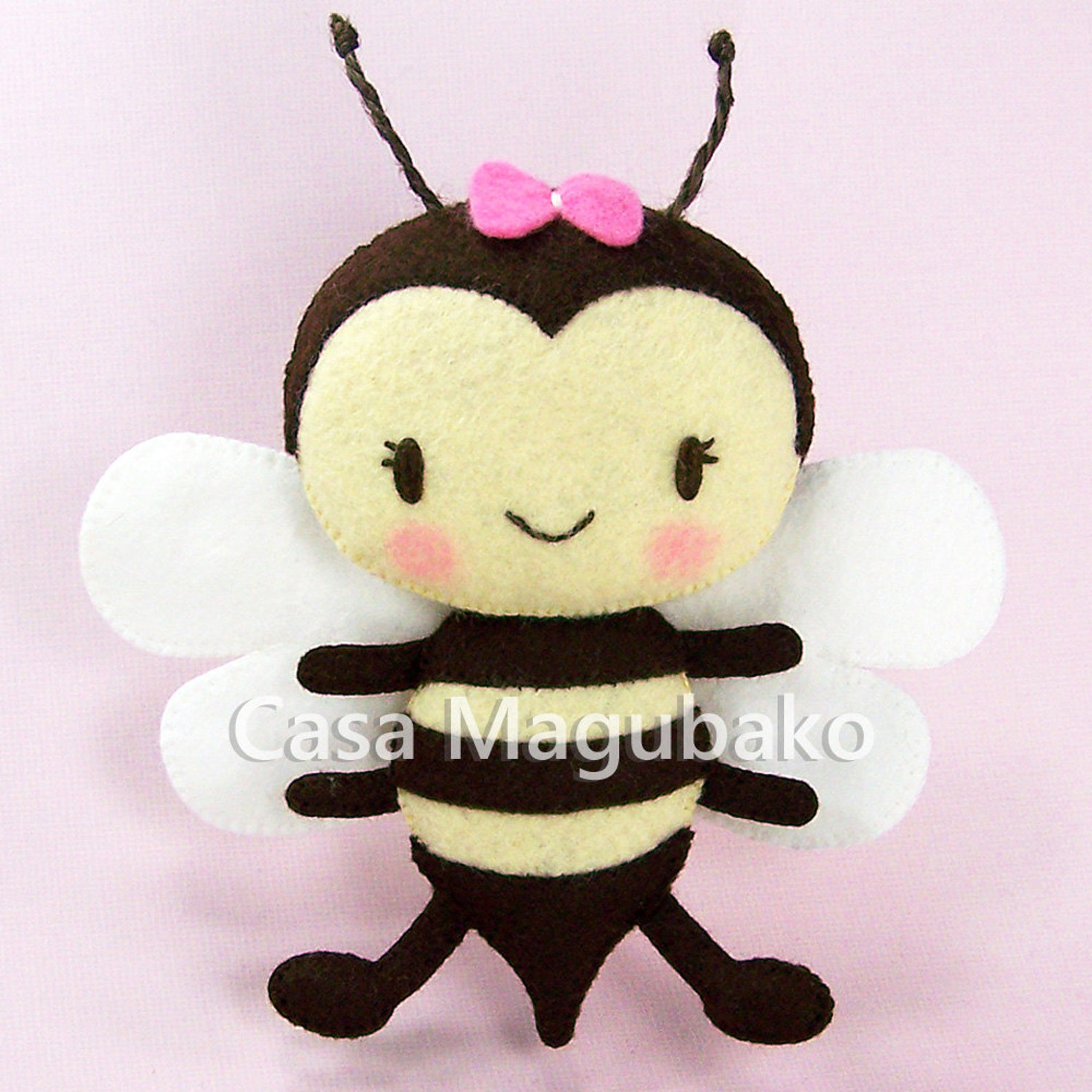 PDF Pattern Bee Felt Pattern Felt Bee Ornament or Soft Toy - Etsy España