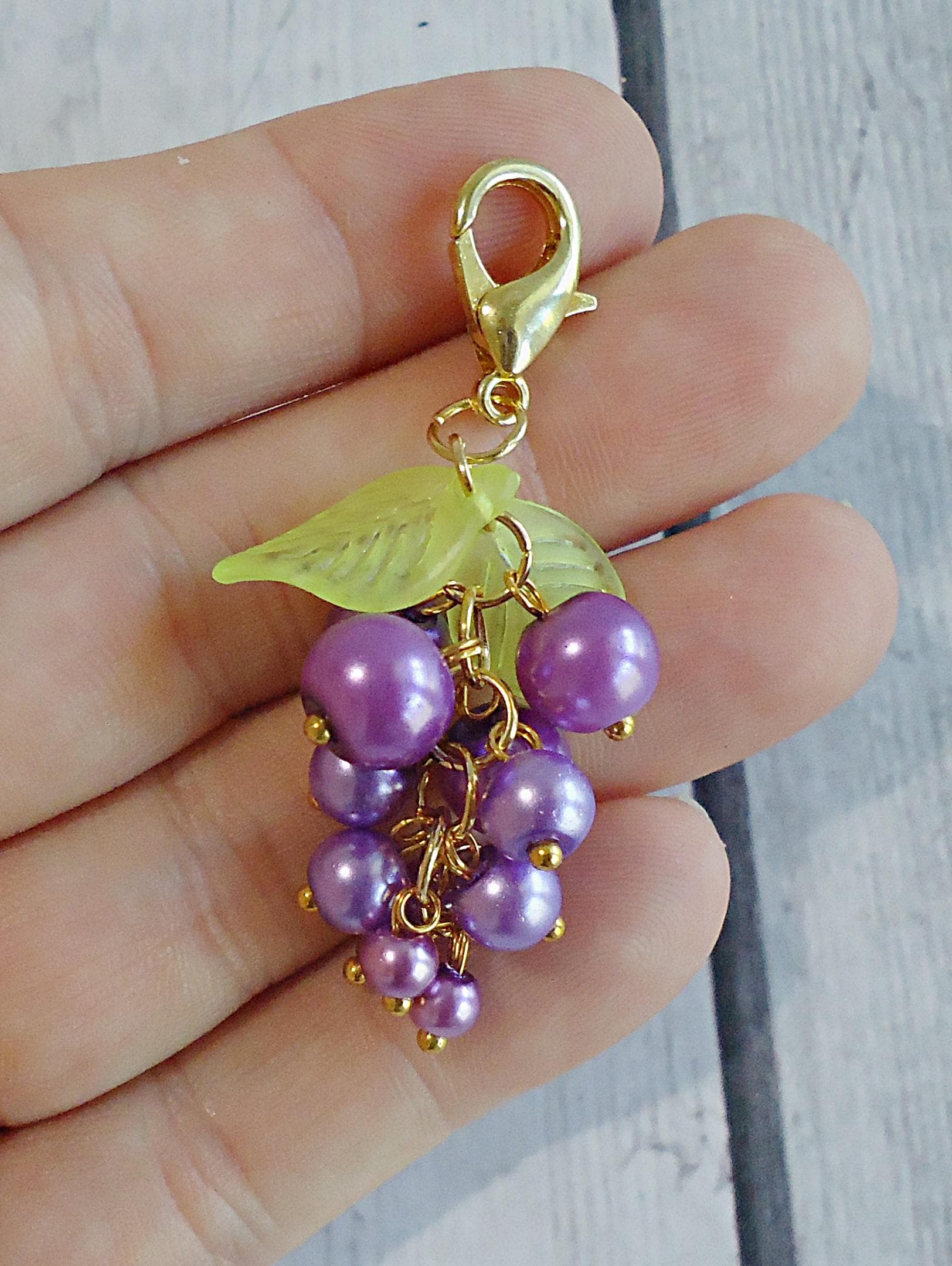 Grape Vine Charm