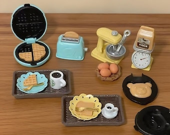 Miniature Kitchen Set 1:12 Scale, Dollhouse Breakfast, Mini  Accessories for Doll Scenes, DIY Dollhouse World, Gift for Dollhouse Lover