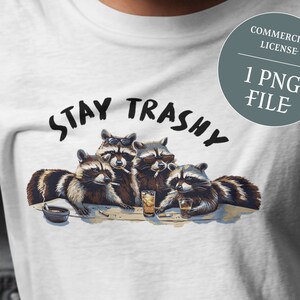 T-shirt Reste trash | PNG sarcastique | Opossum png | Clipart drôle de mouffette raton laveur | Conception amusante de sublimation avec une poubelle, pas de poubelle mignonne