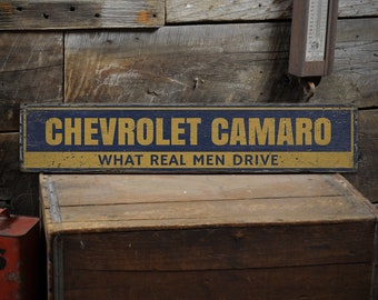 Glowforge laser ready file Chevy Camaro Sign wood engraving