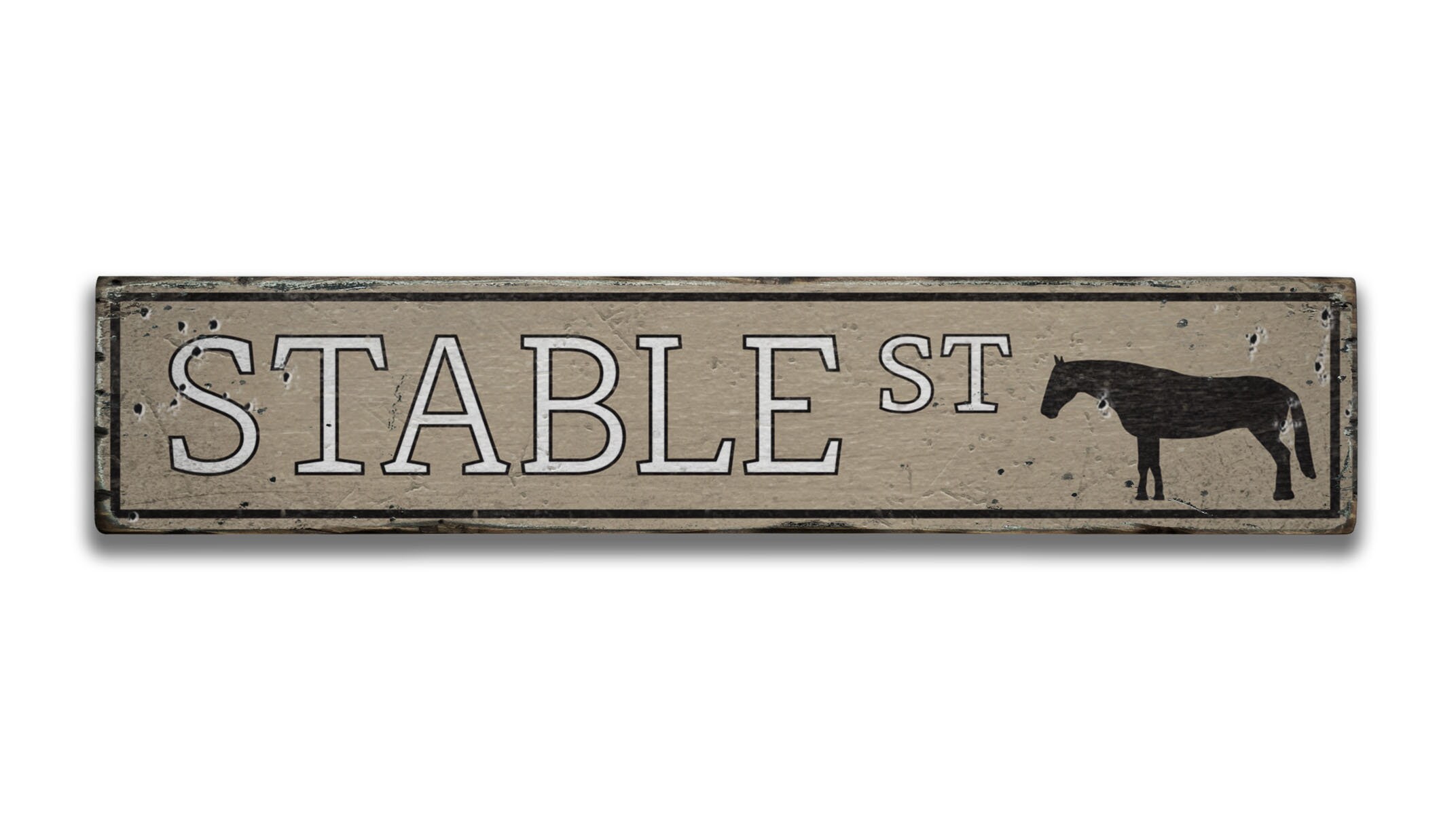 Stable Sign, Horse Stable, Stable Gift, Stable Decor, Outdoors, Cabin ...