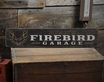 Pontiac Firebird Sign, Wooden Pontiac Firebird Sign, Wooden Firebird Sign, Car Sign, Wooden Car Decor, Rustic Handmade Wood Sign Decor