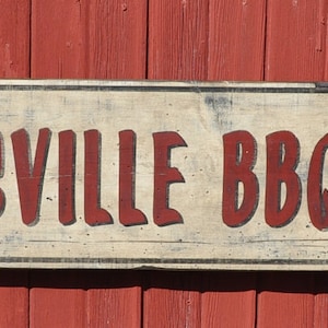 BBQ Sign, Barbecue Sign, Barbecue Gift, Backyard Decor, BBQ Lover, Grilling Sign, Grilling Decor, Rustic Hand Made Wooden Sign Wws000017