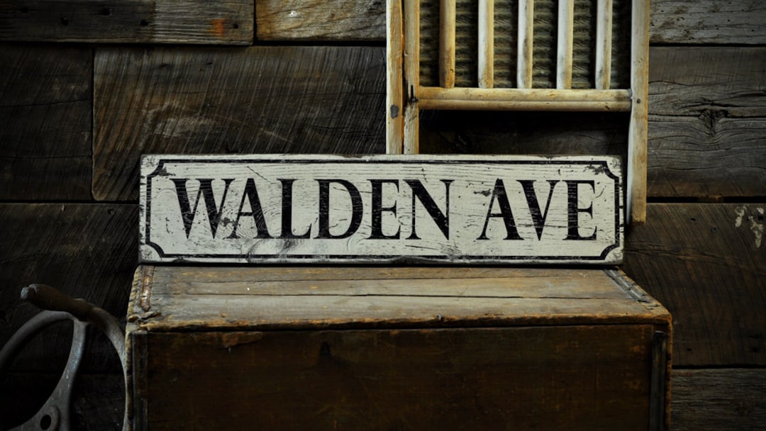 Custom Street Wood Sign - Rustic Hand Made Distressed Wooden Decor - Etsy