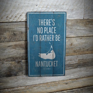 Nantucket Island Sign, Nantucket Wall Decor, Nantucket Gifts, Destination Sign, Aged Wood Sign, Handmade - Weathered Style Sign