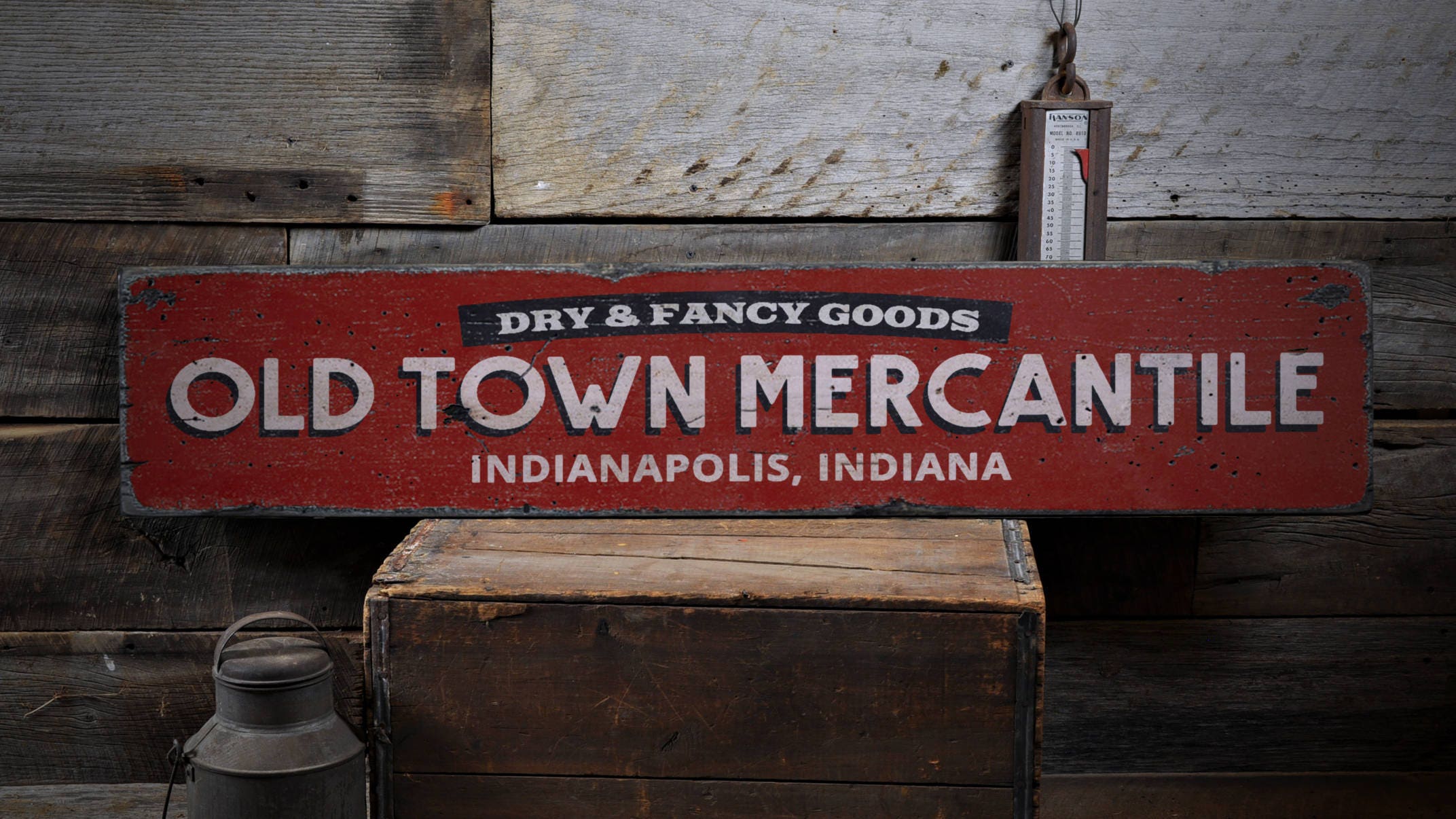 Merchant Signs Old Town Mercantile Sign, Wood Mercantile Decor, Custom Dry Goods Sign ...