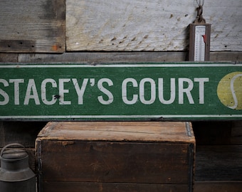 Tennis Player Wood Sign, Rustic Tennis Decor, Tennis Lover, Tennis Player Gift, Girl&#39;s Room Decor, Vintage Handmade Wood Sign For Decoration