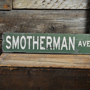 Custom Distressed Street Sign Rustic Hand Made Vintage Wooden ENS1000638 Custom Distressed Street Sign Rustic Hand Made Vintage Wooden ENS1000638