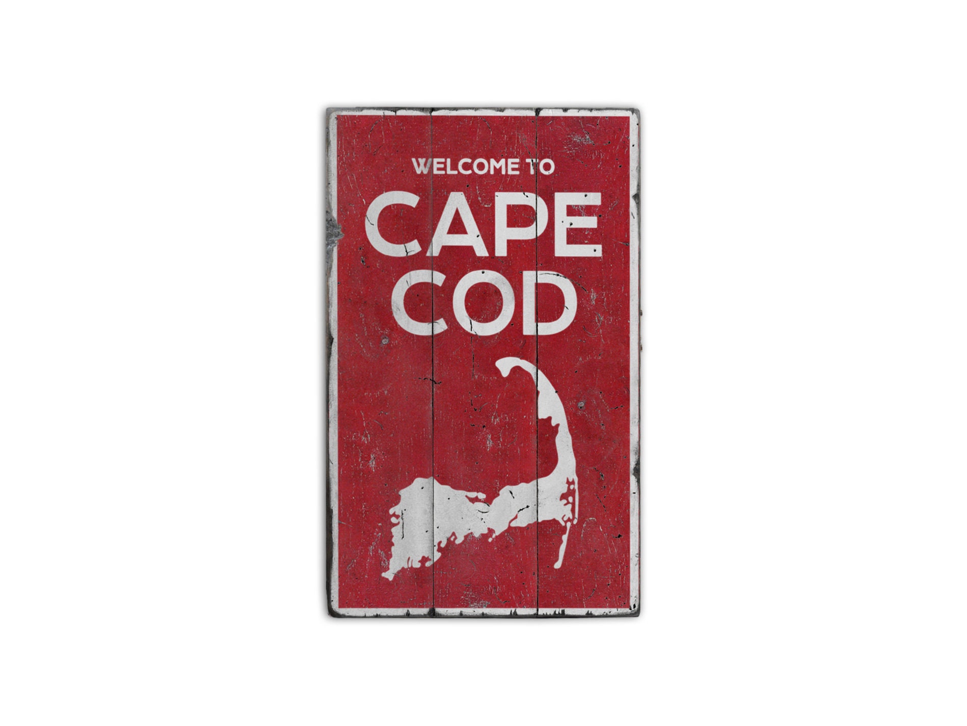 Cape Cod Sign Symbol Cape Cod Welcome Sign, Retro Welcome Decor, Cape Cod Decor, Coastal ...