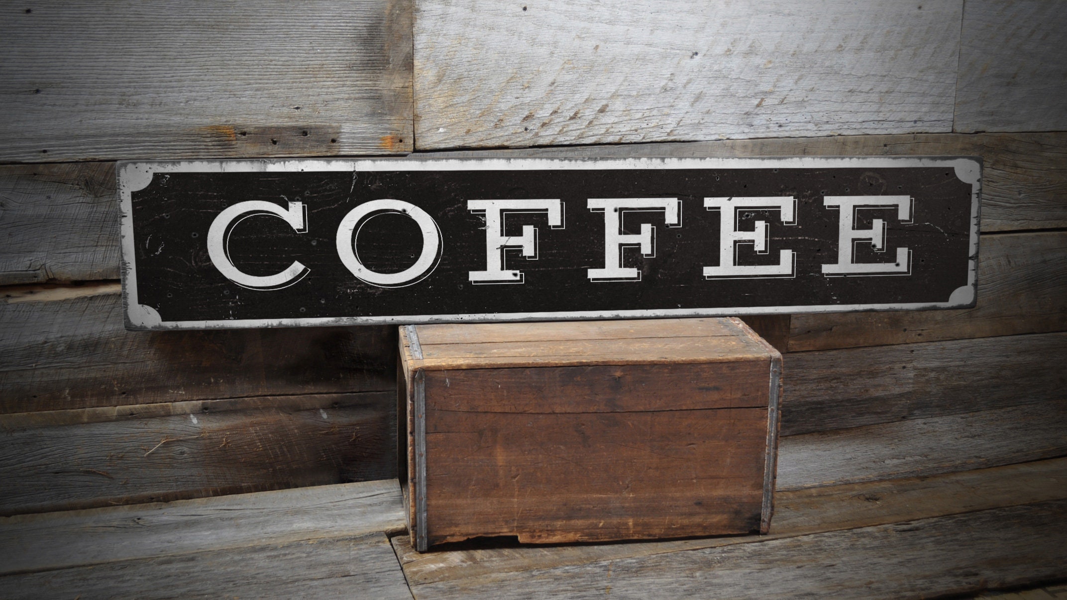 Coffee Sign, Coffee Bar Sign, Kitchen Decor, Coffee Lover Gift, Coffee Decor, Coffee Shop Sign, Rustic Coffee Decor - Handmade Wooden Sign