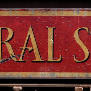 General Store - 5 & 10 Cent Wood Sign - Rustic Hand Made Vintage Wooden Sign, Custom Wooden General Store Decorations, Decoration Wood Signs
