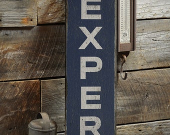 Expert Signs, Wooden Ski Expert Sign, Expert Wooden Sign, Wooden Lodge, Lodge Decor, Old Lodge, Rustic Handmade Wood Sign Decorations