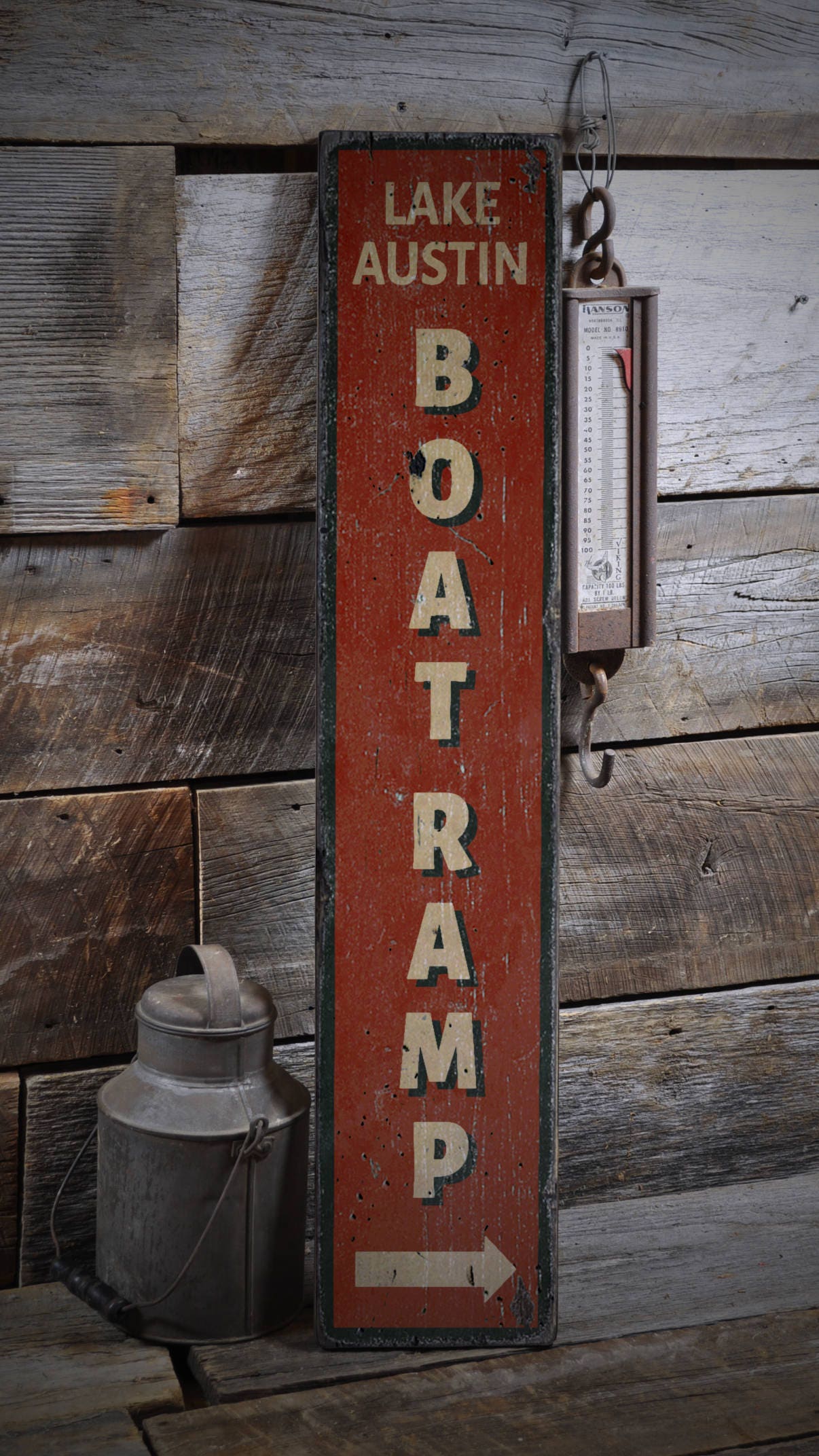 Boat Ramp Sign Rustic Boat Sign Custom Boating Decor Boat - Etsy
