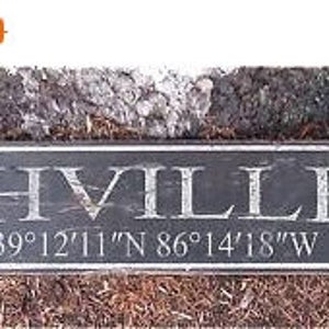 Custom City, State Arched - Latitude & Longitude Wood Sign - Rustic Hand Made Vintage Wooden Sign Decor