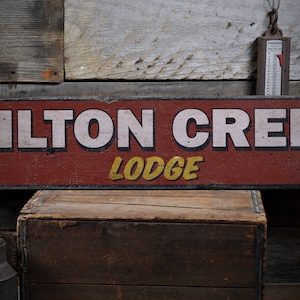 Custom Lodge Sign, Lodge Decor, Wood Lodge Decor, Lodge Wall Decor, Wooden Lodge Sign, Lodge - Rustic Hand Made Distressed Wood