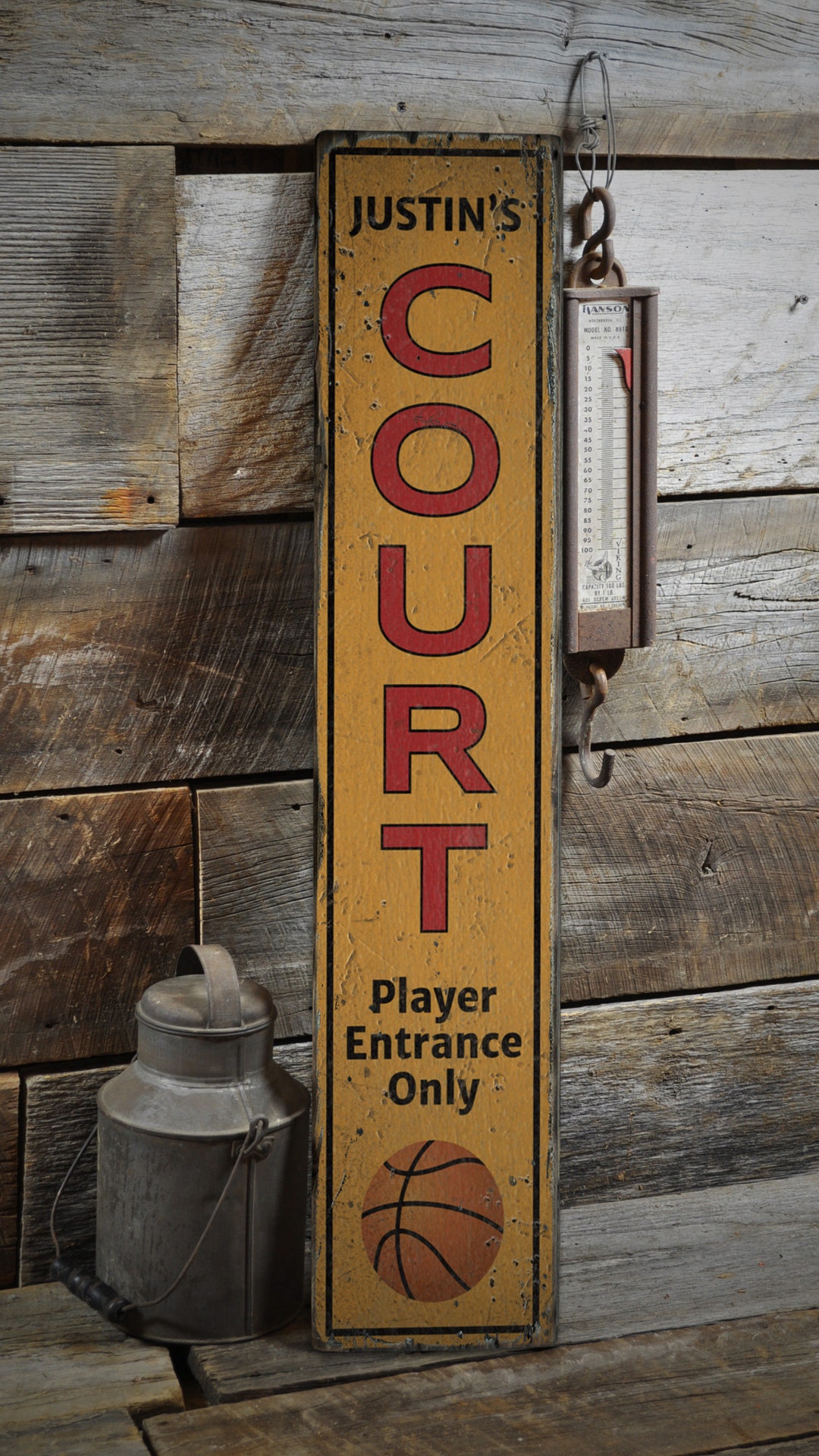 Basketball Court Sign Basketball Sign Kid Sign Kid Decor Etsy
