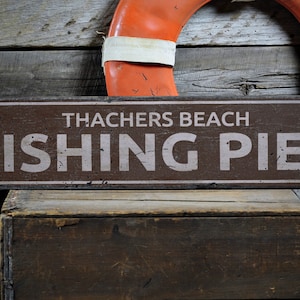 Fishing Pier Sign -  UK