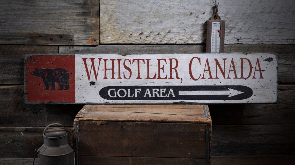 Golfer Gift, Custom Golf Sign, Rustic Golf Sign, Golf Wall Decor ...