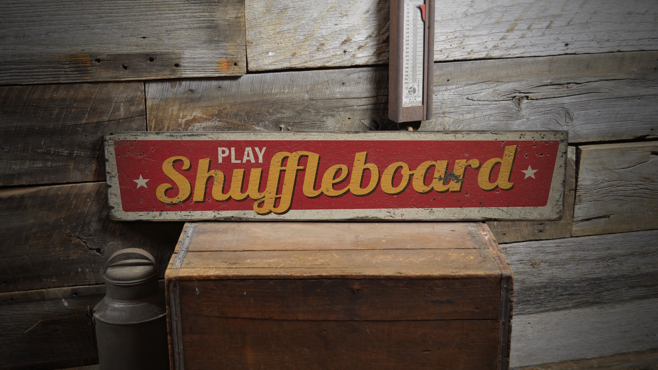 Shuffleboard Sign Wood Shuffleboard Sign Old Shuffleboard Etsy Ireland
