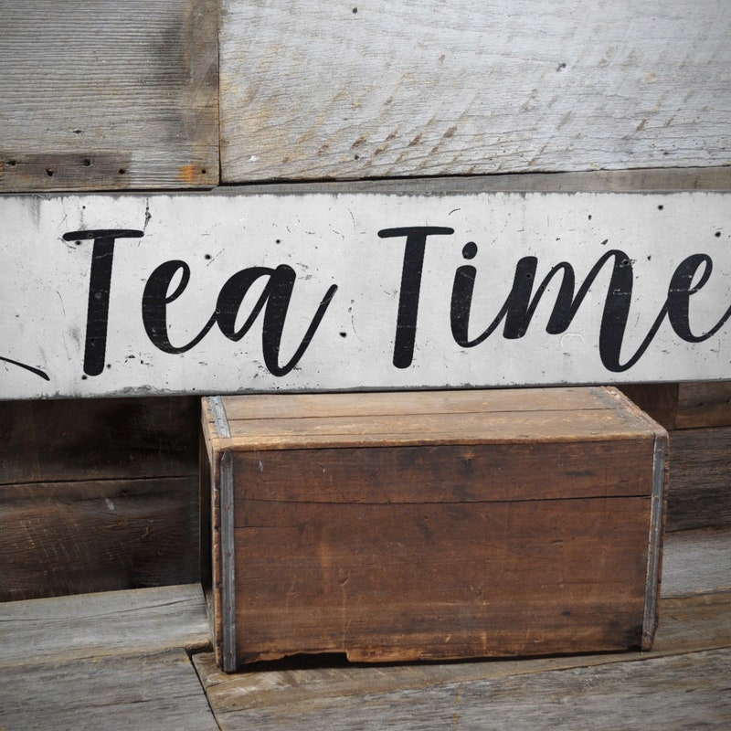 Time For Tea Sign Tea Time Sign - Etsy