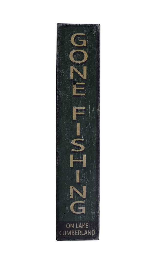 Gone Fishing Sign, Vertical Fishing Decor, Custom Wood Sign, Fishing Gift,  Lake House Decor, Rustic Handmade Vintage Wooden Sign -  Canada