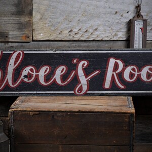 Kid Room Sign, Custom Room Sign, Child Room Decor, Children Wall Decor, Kids Wall Decor, Gift -Rustic Hand Made Distressed Wood Decorations