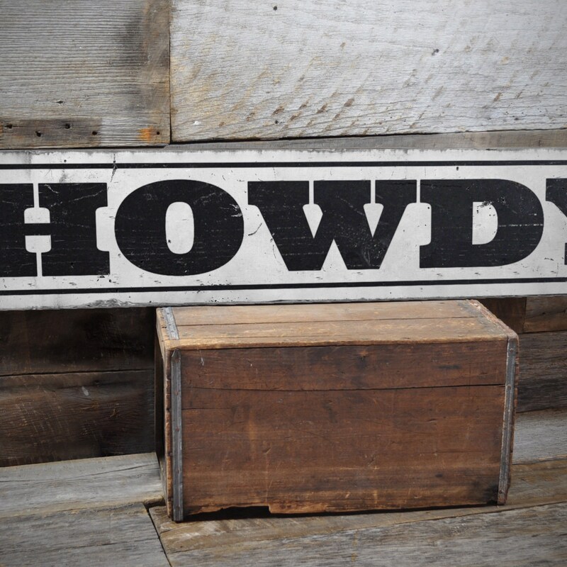 Howdy Sign - Etsy