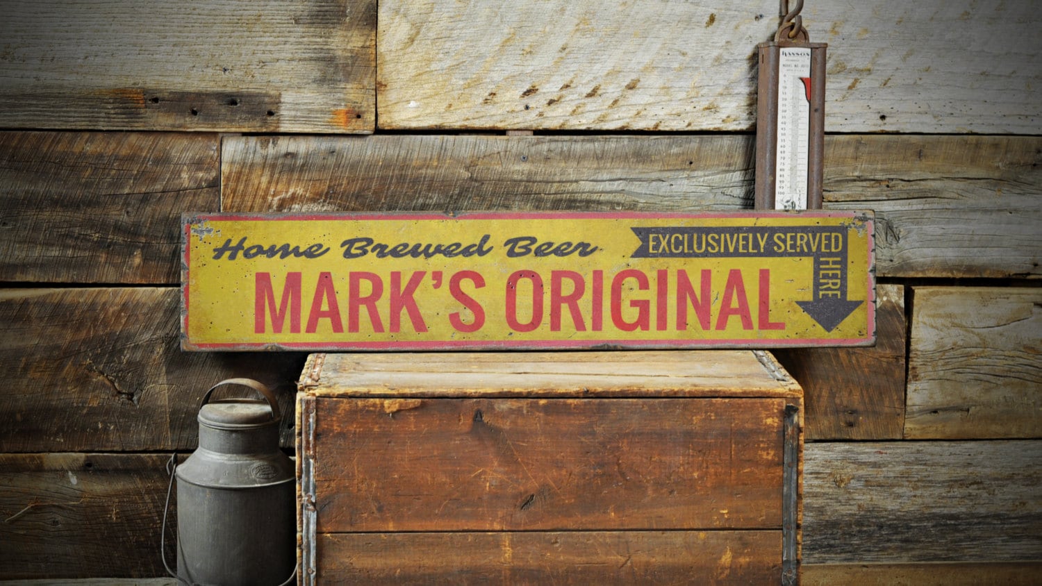 Antique Beer Sign for sale Only 3 left at 65