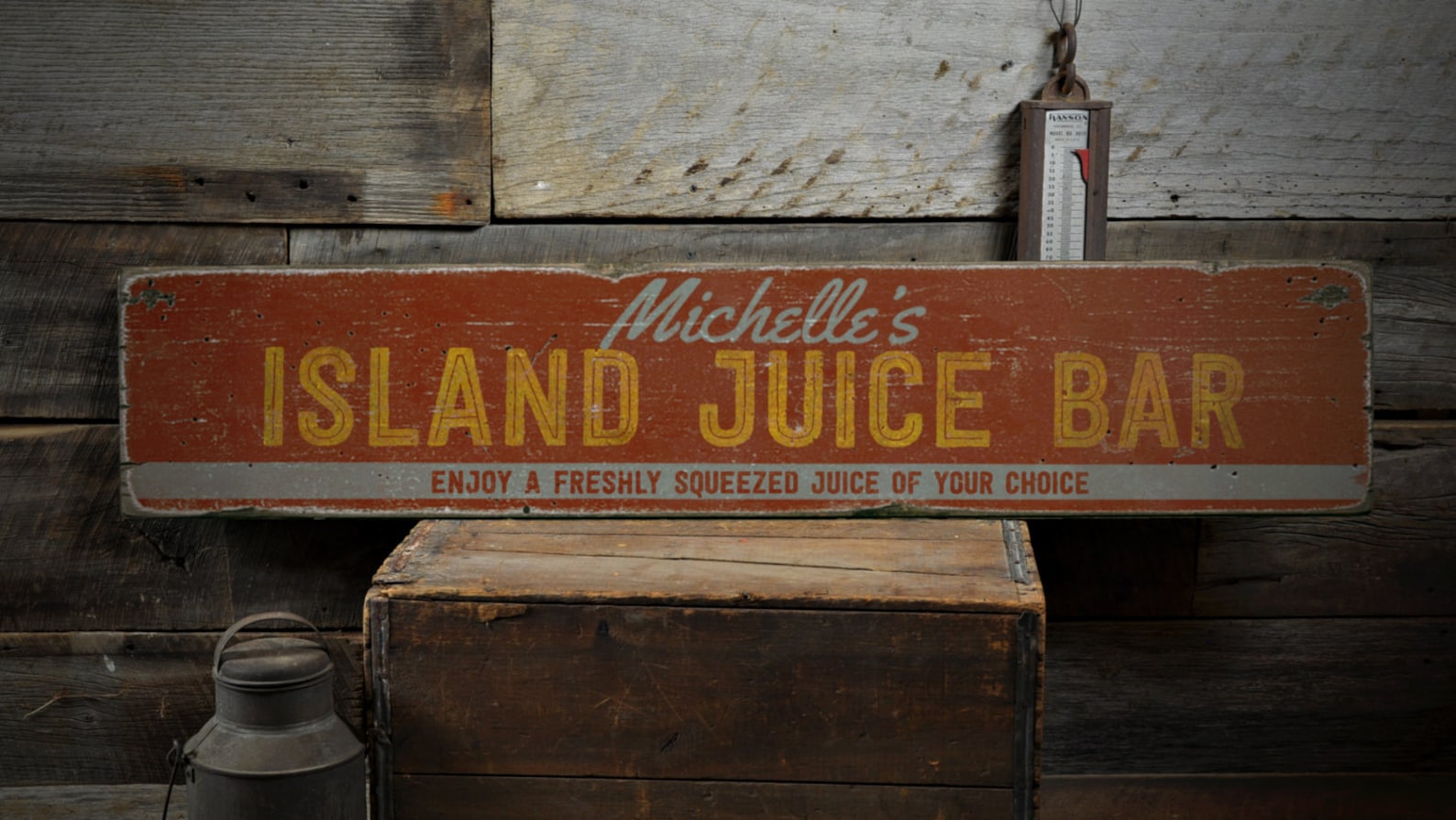 Island Juice Bar Wood Sign Fresh Squeezed Juice Home Beach Etsy