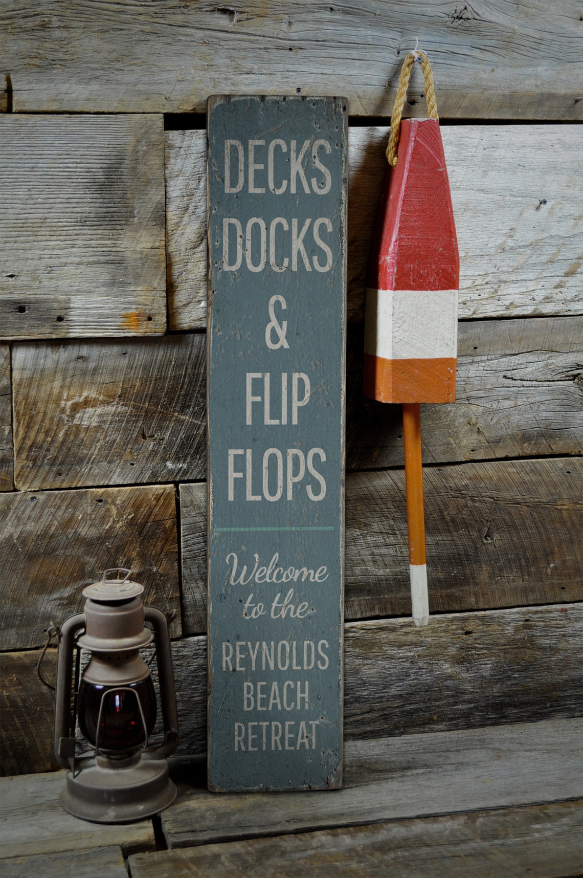 Dock Signs Wooden Dock Sign Flip Flops Sign Boat Dock Etsy