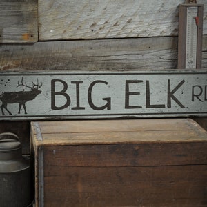 Elk Sign, Elk Camp, Elk Camp Gift, Elk Decor, Big Elk, Outdoors, Cabin Decor, Animal Decor, Outdoors, Rustic Handmade Wood Sign Decor