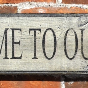 Welcome to Our Home Sign, Home Decor, Welcome To Sign, Housewarming Gift, Custom Home Sign, Rustic Hand Made Vintage Wooden Sign Decor