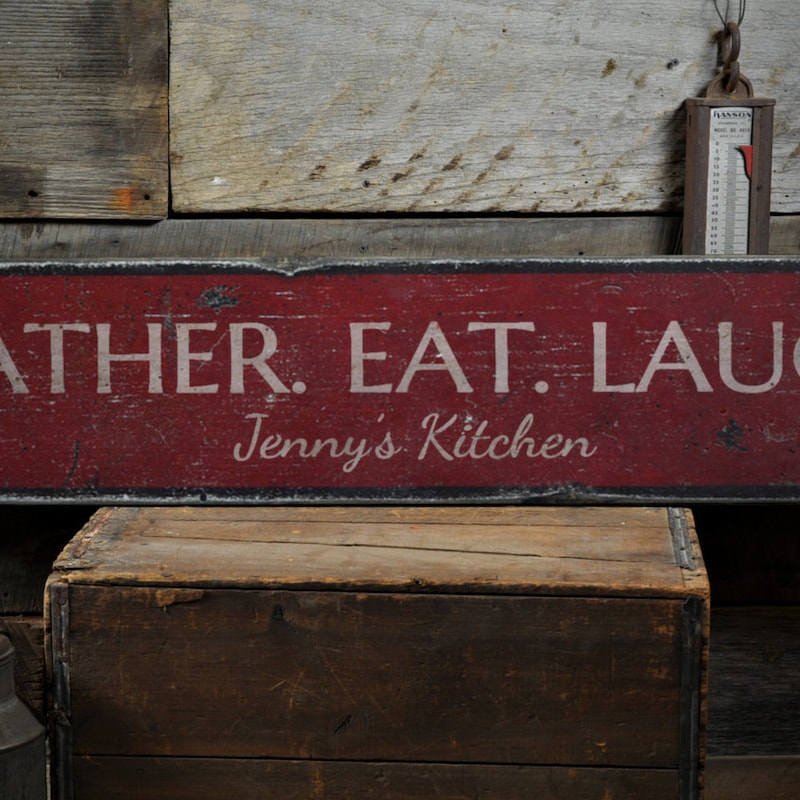 Rustic Eat Sign - Etsy