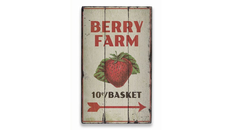 Berry Farm Sign, Berry Owner Decor, Fresh Berry Picks Sign, Berry Decor ...