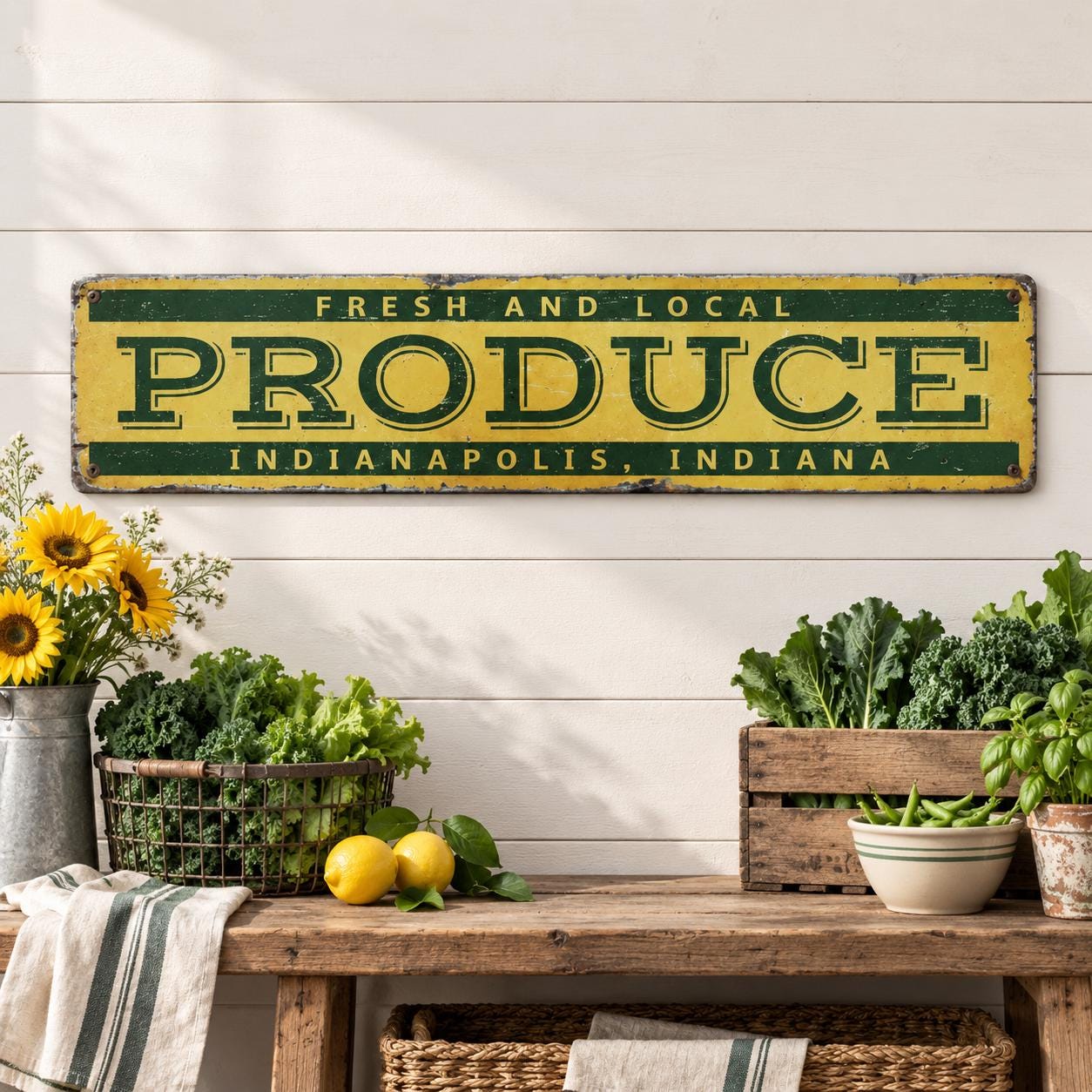Vintage Produce Crates - Etsy
