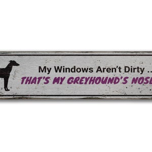 Greyhound-skylt, rolig noskonst rustik trähunddekoration, vintage väggbonad för mudroomkök, hundmammapresentidé bild 8