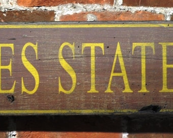 State Park Sign, Hiking Lover, National Park Sign, Park Decor, Hiking Gift, Trail Sign, Rustic Hand Made Vintage Wooden Sign WWS000033