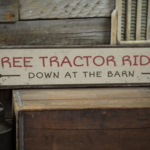 Tractor Rides Sign, Tractor Ride Decor, Tractor Lover, Wooden Tractor Event Sign Decor, Wood Decor- Rustic Hand Made Wooden Sign Decoration