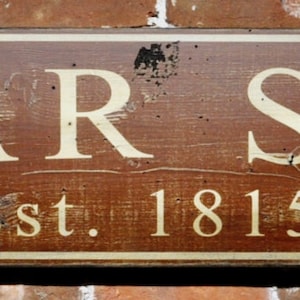 Wood Cigar Sign, Custom Cigar Sign, Cigar Shop Sign, Smoker Lounge Sign, Cigar Smoker Gift - Rustic Hand Made Vintage Wooden Sign