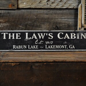 Lake Cabin Sign, Custom Lake Sign, Lakehouse Sign, Lake Decor, Sign For Lake House, Lake Sign, Rustic Hand Made Distressed Wooden