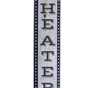 Movie Room Sign, Home Theater Sign, Vertical Theater Sign Wood Theater Sign, Home Theater Decor Rustic Hand Made Wooden Sign For Theater image 2