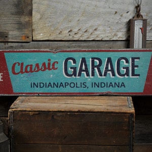 Garage Wood Sign, Dad Garage Sign, Wooden Garage Sign, Sign For Garage, Car Lover Sign, Sign For Car Lover, Garage Sign Wood Decor