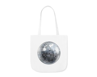 disco ball tote bag