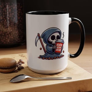 Death Before Decaf Coffee Mug