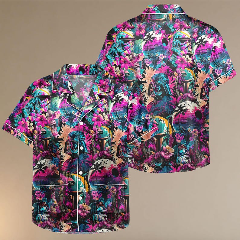 Star Wars Satin Pajamas Set, Women Pajamas, Darth Vader Boba Fett Stormtrooper Shorts Pajamas, Movie Bridesmaid Pajama, Disney Vacation