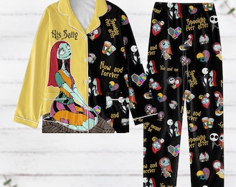 Sally Pajamas Set, Disney Matching Pajamas, Pajamas Christmas