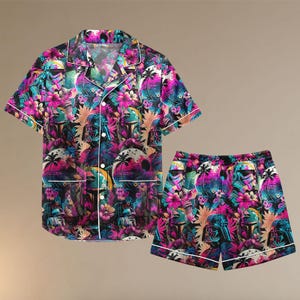 Star Wars Satin Pajamas Set, Women Pajamas, Darth Vader Boba Fett Stormtrooper Shorts Pajamas, Movie Bridesmaid Pajama, Disney Vacation